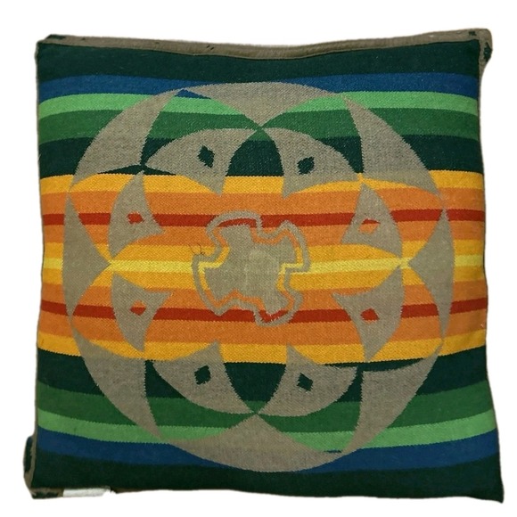 Vintage Chief Joseph Pillow Wool 20 x 20 in. Throw Decorative - Picture 1 of 12